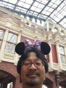 ディズニランドにて